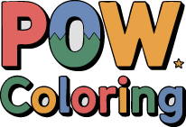 PowColoring.com Logo