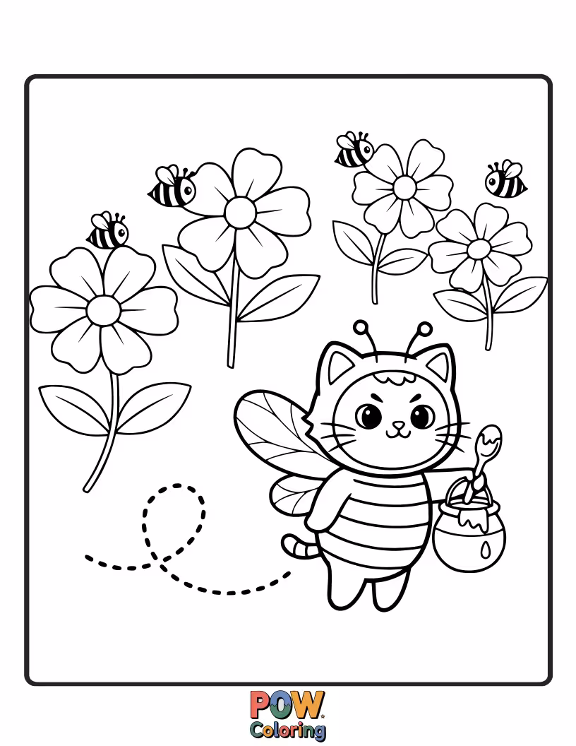 Free coloring page of Chococat exploring a bookshelf filled with exciting books and a friendly mouse.