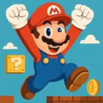 Free Coloring sheets of Mario for kids