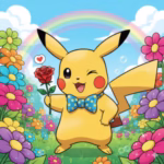 Free Coloring sheets of Pikachu for kids