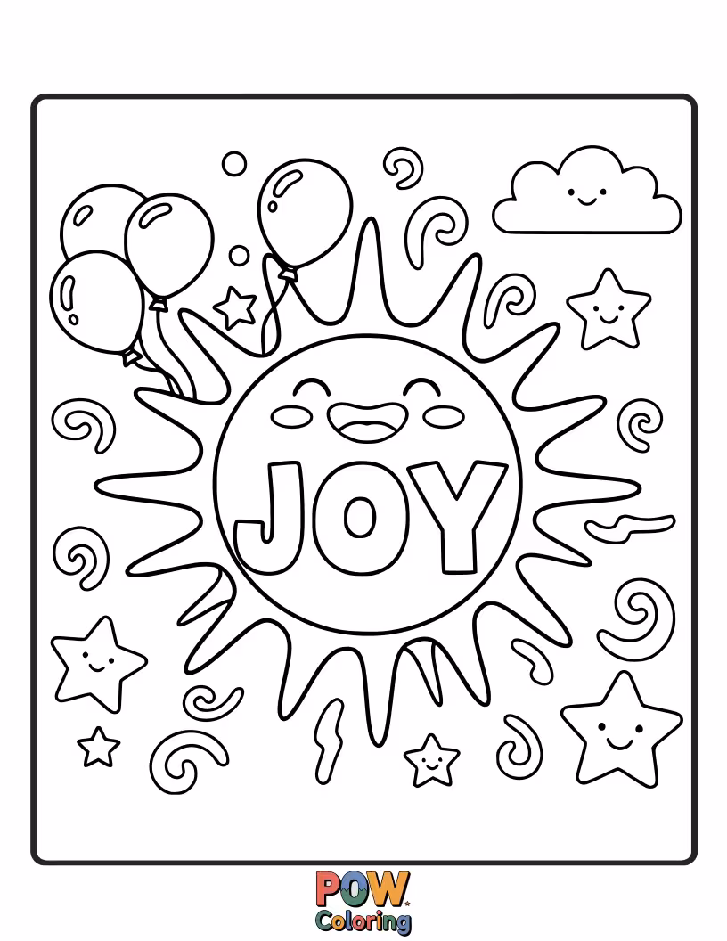 Free coloring page of A playful puppy chasing bubbles, radiating happiness and the simple pleasures of life.