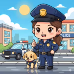 Free printable police coloring sheets for kids