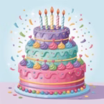 Free Printable Cakes Coloring Pages For Kids