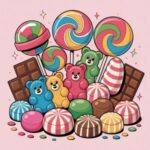 Sweet Candy Coloring Pages for kids