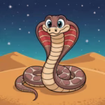 Cute Cobra Snake Coloring Pagez for kids