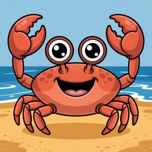 Free Printable Crab Coloring Pages For Kids