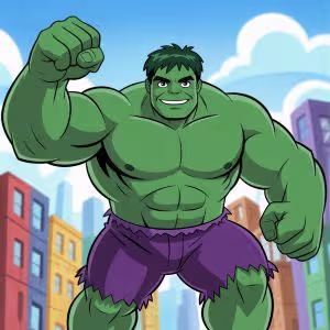 Cute Hulk Coloring Pagesfor kids