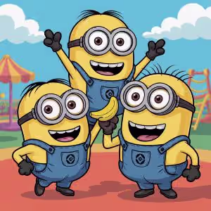 Nice Printable Minions Coloring sheets For Kids