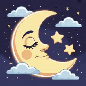 Free Moon Coloring Sheets for toddlers