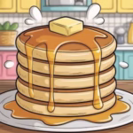 Free Printable PancCakes Coloring sheets For Kids