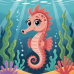 Free Printable Sea Horse Coloring Pages For Kids