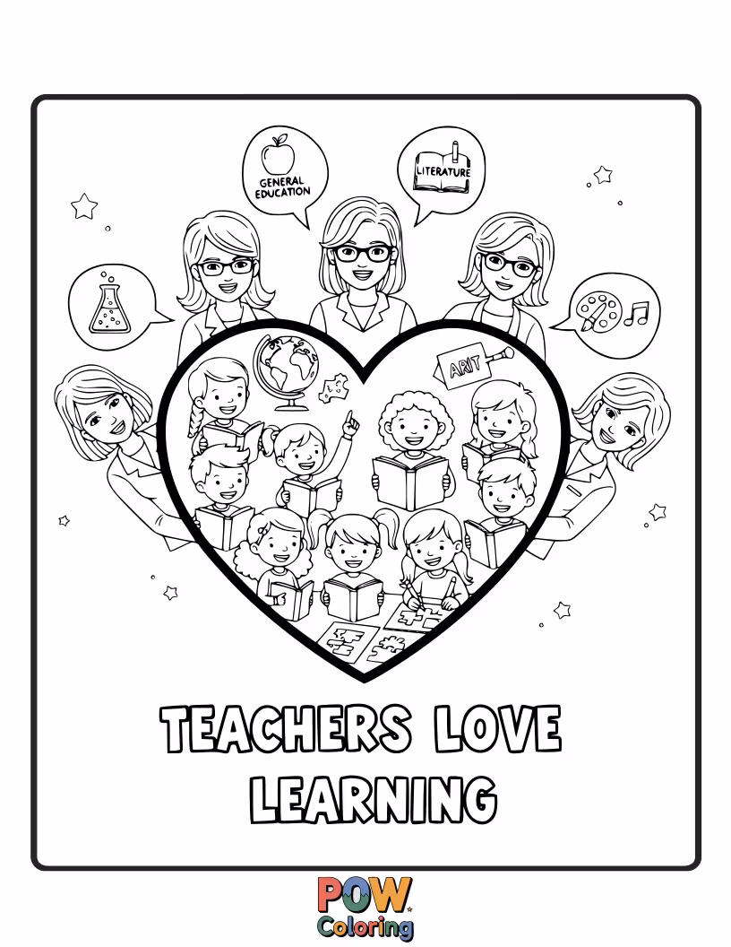 Free coloring page of A playful owl wearing glasses, holding a stack of books and a graduation cap. Represents wisdom and a passion for education.