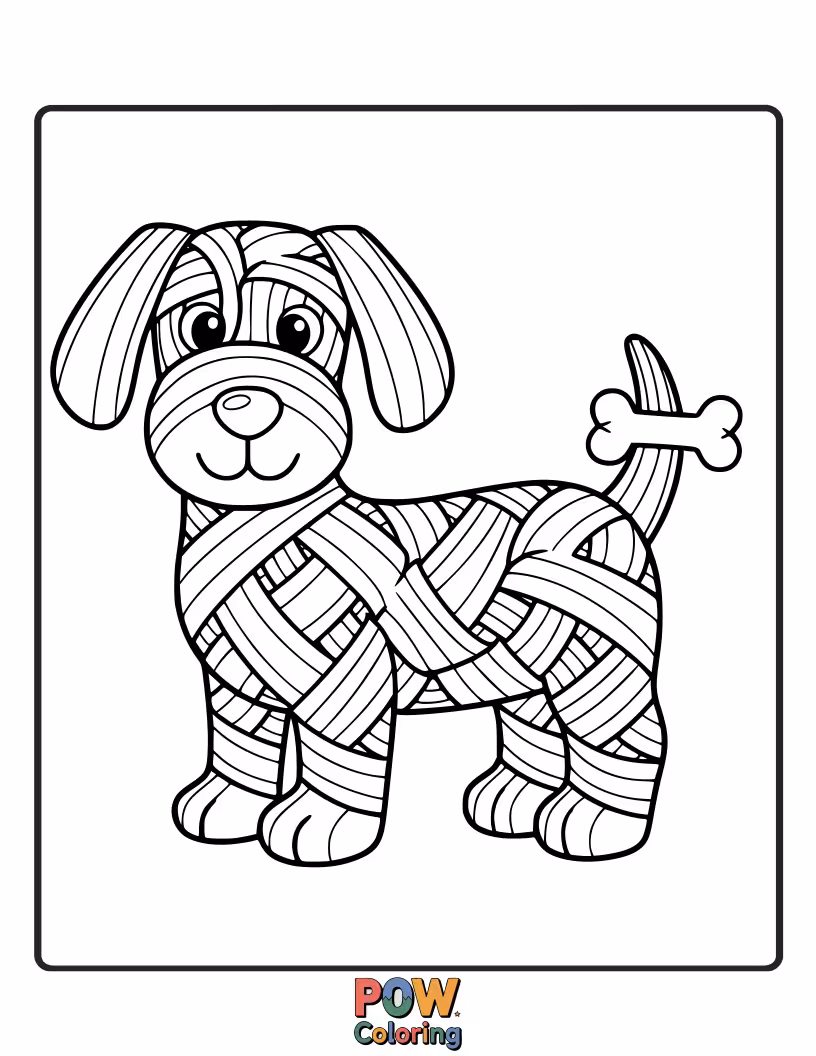 Free coloring page of Adorable dogs depicted as if woven from colorful yarn, showcasing intricate patterns and delightful textures for a unique coloring experience.