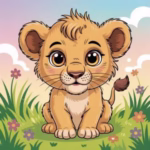 Free Printable Baby Lion Coloring Pages For Kids