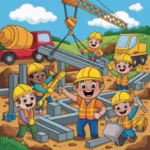 Construction Printable Coloring Sheets