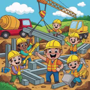 Construction Printable Coloring Sheets