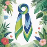 Scarf Coloring Sheets for kids and free