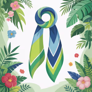 Scarf Coloring Sheets for kids and free