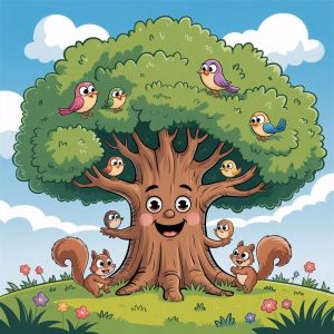 Free Printable Trees Coloring Pages For Kids