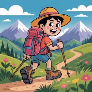 Free Printable Trekking Coloring Pages For Kids