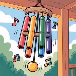 Free Printable Wind Chimes Coloring Pages For Kids