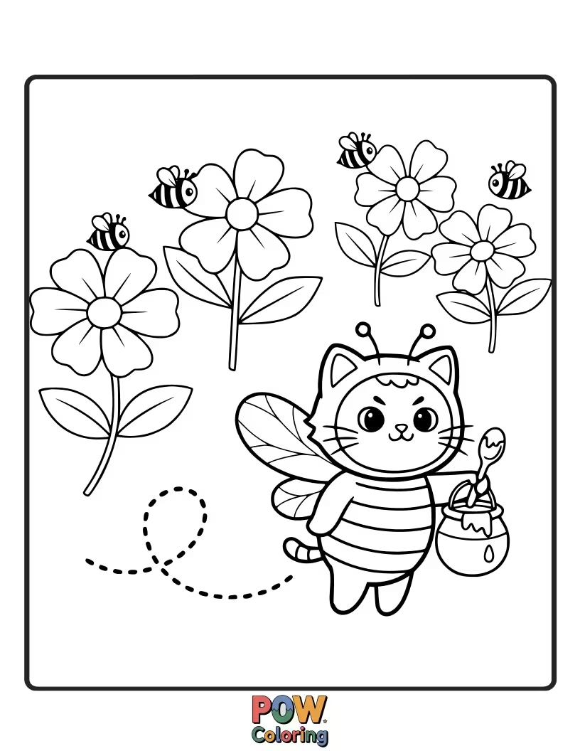 Free coloring page of Chococat exploring a bookshelf filled with exciting books and a friendly mouse.