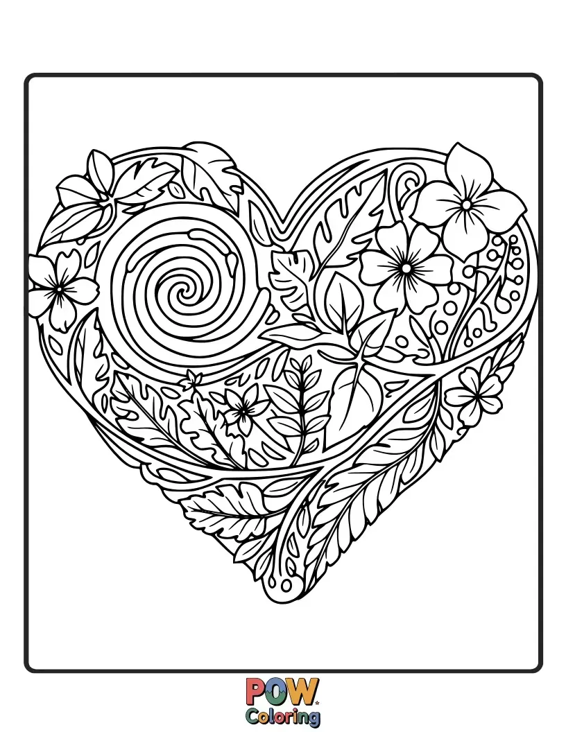 Free coloring page of Maui holds the glowing Heart of Te Fiti, its light illuminating his determined face. A pivotal and beautiful moment.