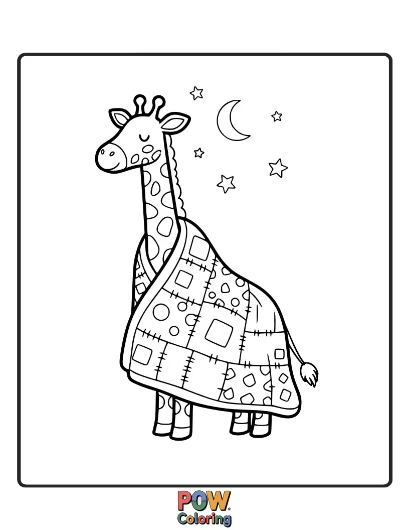 Free coloring page of A cute, tiny creature made of books, with spectacles perched on its nose, reading a very large scroll.