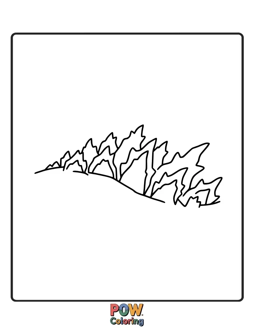Free coloring page of A close-up on Godzilla's iconic dorsal fins, perhaps glowing with atomic energy. Distinctive feature.