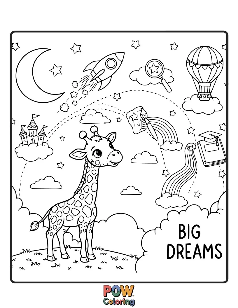 Free coloring page of A mischievous Niffler gleefully hoarding shiny buttons and coins, surrounded by sparkling gems and a tiny golden snitch.