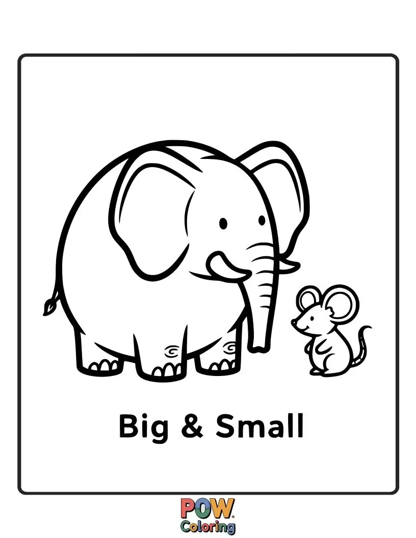 Free coloring page of A giant, fluffy teddy bear gives a tiny ladybug a gentle hug, illustrating the sweet charm of size differences.