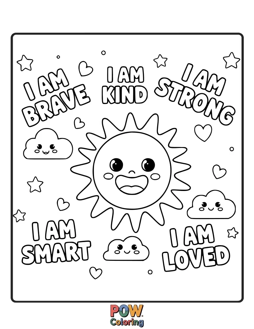 Free coloring page of A regal lion with a proud mane, inspiring self-assurance and a powerful presence.