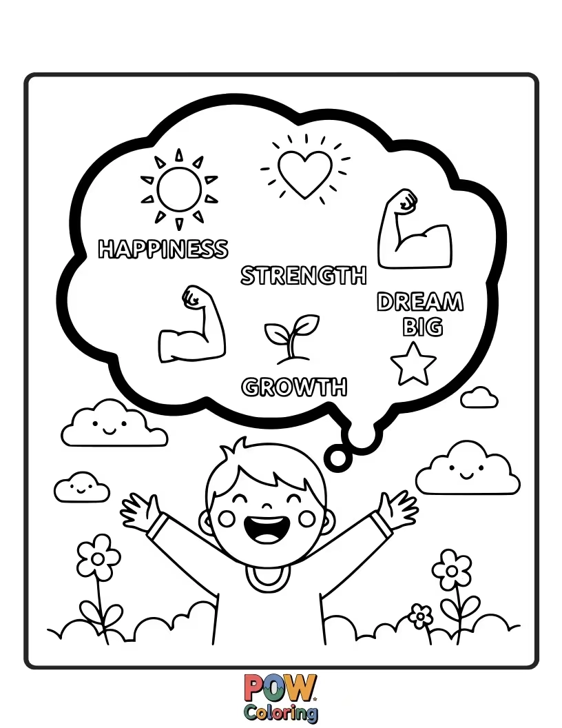 Free coloring page of A shooting star with trails of glitter, inspiring you to wish big and believe.