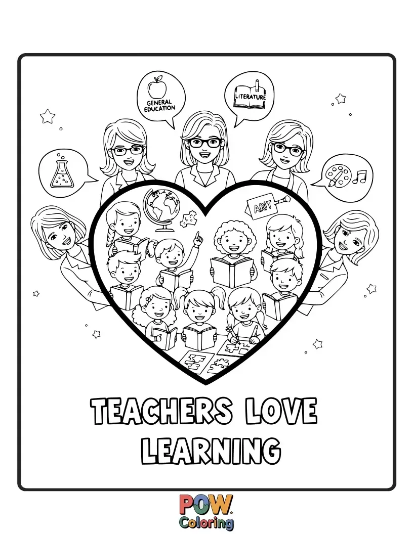 Free coloring page of A playful owl wearing glasses, holding a stack of books and a graduation cap. Represents wisdom and a passion for education.